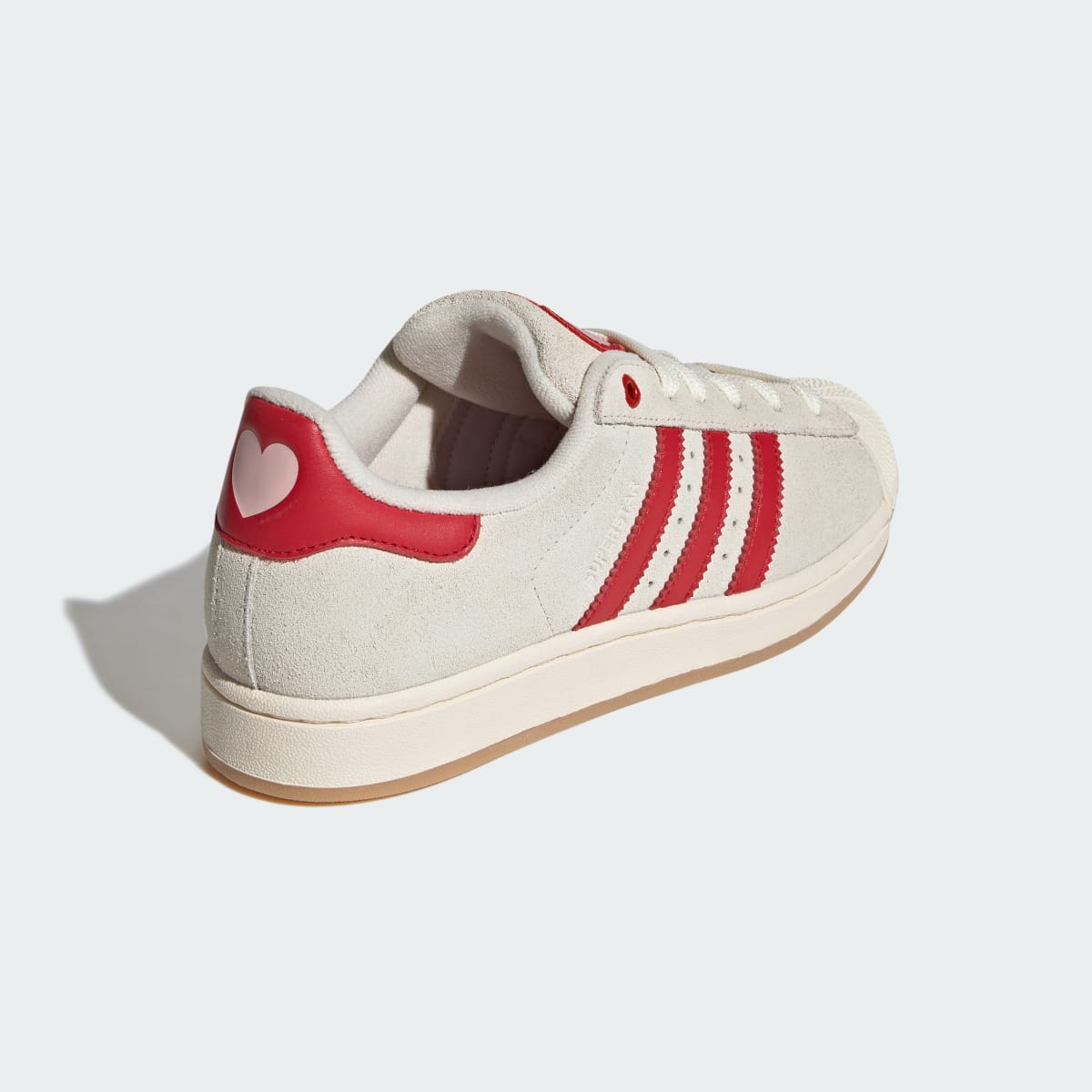 Adidas Superstar II Sneakers - Cream White / Better Scarlet / Sandy Pink - view 5