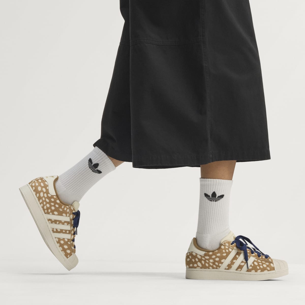 Adidas Superstar II Sneakers - Brown Desert / Off White / Dark Blue - view 2