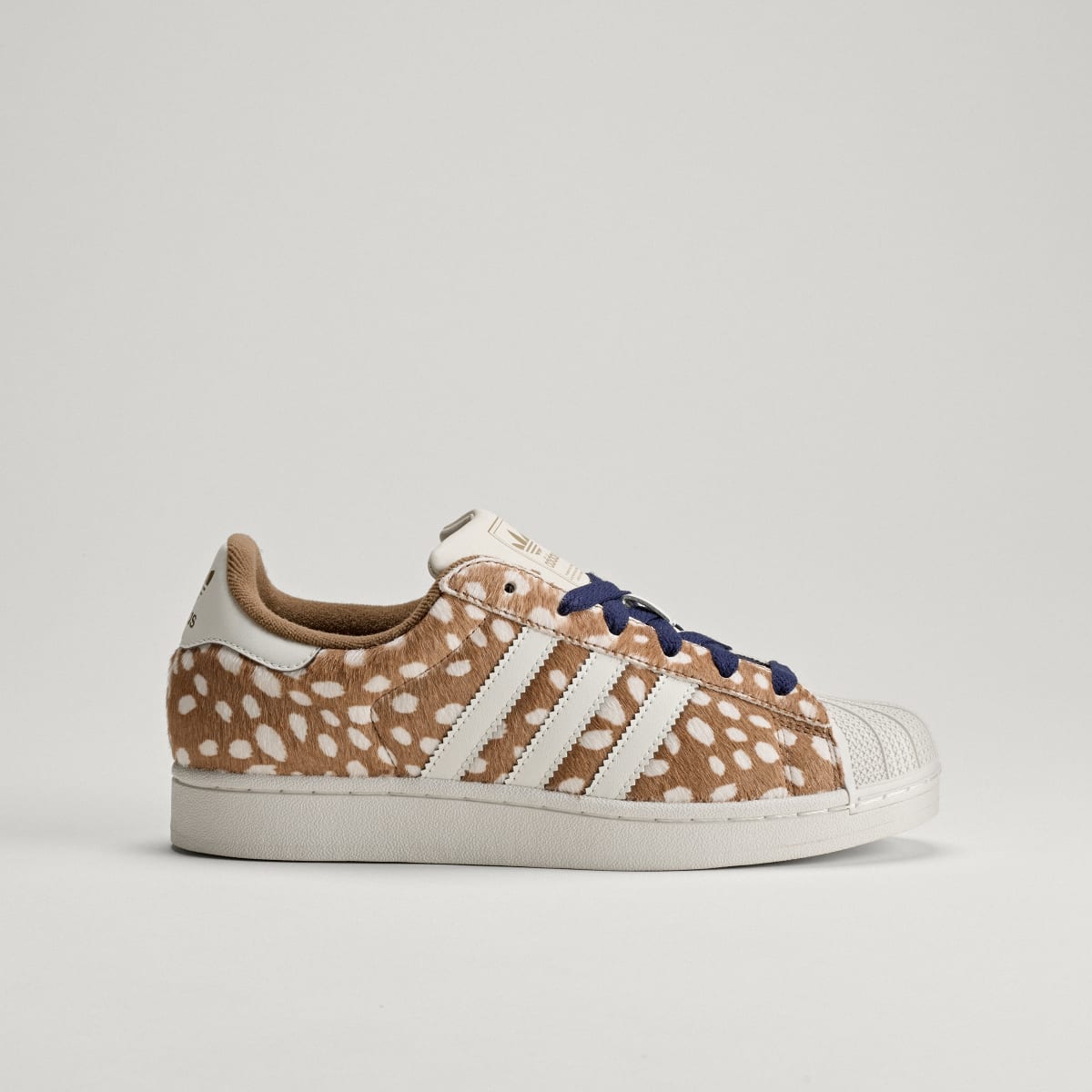 Adidas Superstar II Sneakers - Brown Desert / Off White / Dark Blue - view 3