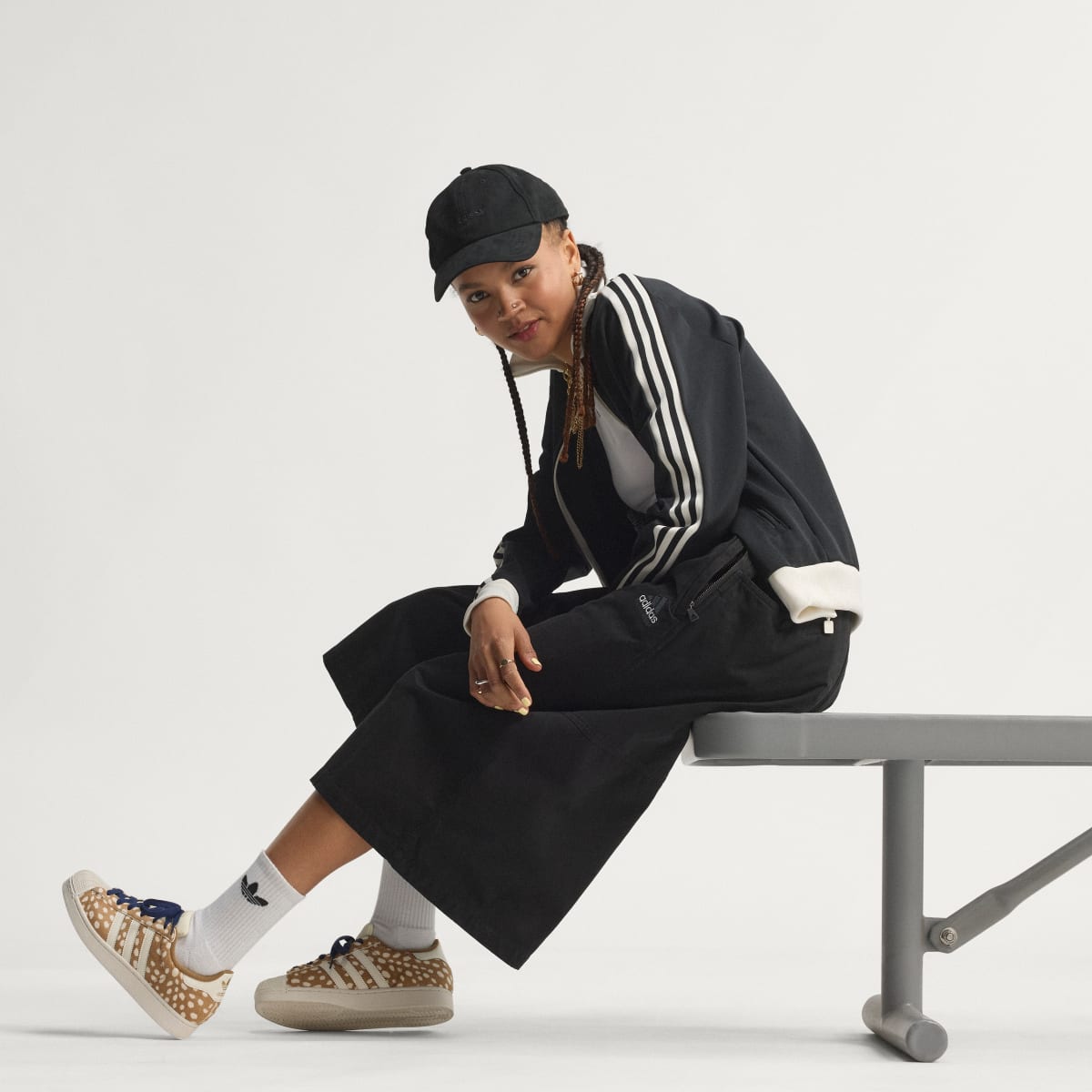 Adidas Superstar II Sneakers - Brown Desert / Off White / Dark Blue - view 5