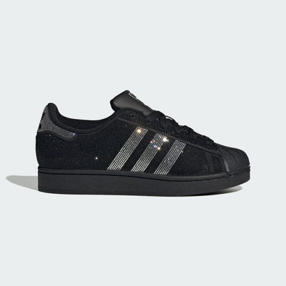 Adidas Superstar II Sneakers - Core Black / Silver Metallic / Off White - view 1