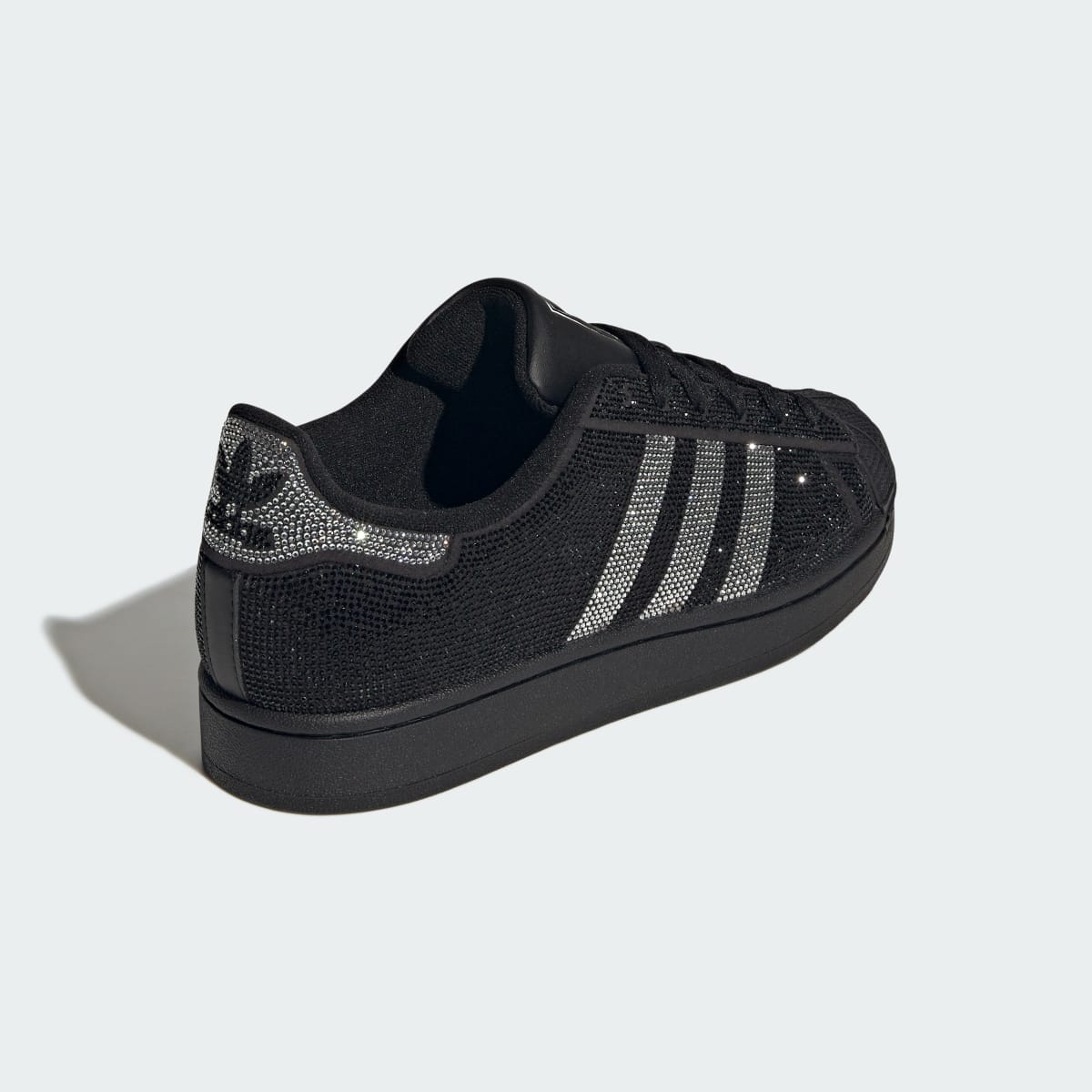 Adidas Superstar II Sneakers - Core Black / Silver Metallic / Off White - view 5
