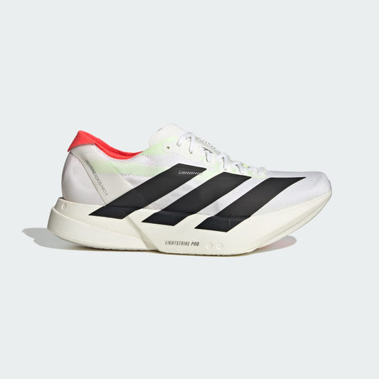Adidas Adizero Adios Pro 4 Running Shoes - Cloud White / Core Black / Silver Metallic - view 1