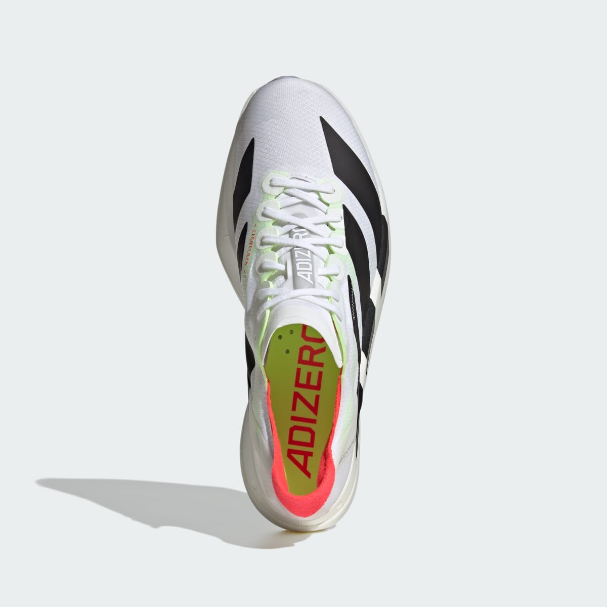Adidas Adizero Adios Pro 4 Running Shoes - Cloud White / Core Black / Silver Metallic - view 2