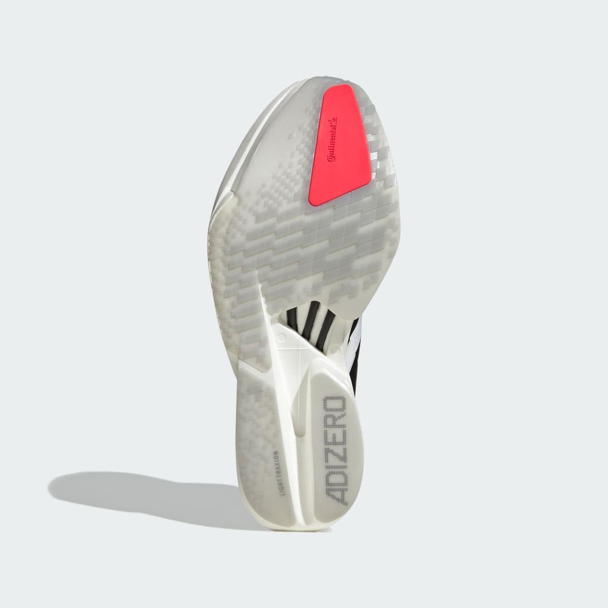 Adidas Adizero Adios Pro 4 Running Shoes - Cloud White / Core Black / Silver Metallic - view 3