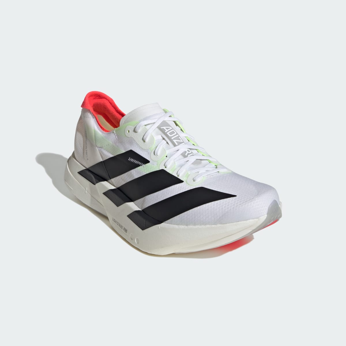 Adidas Adizero Adios Pro 4 Running Shoes - Cloud White / Core Black / Silver Metallic - view 4