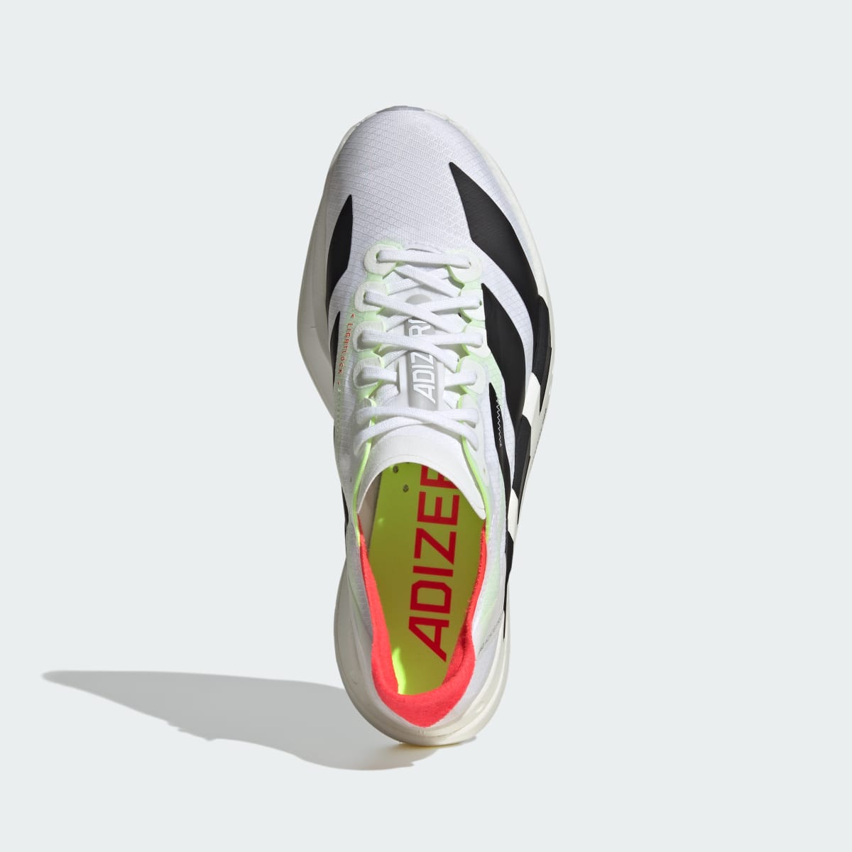 Adidas Adizero Adios Pro 4 Running Shoes - Cloud White / Core Black / Silver Metallic - view 2