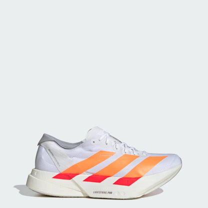 Adidas Adizero Adios Pro 4 Sneakers - Cloud White / Lucid Orange / Lucid Red - view 1