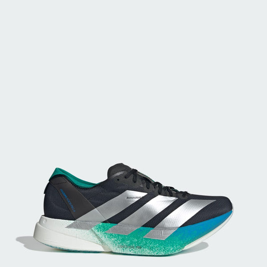 Adidas Adizero Adios Pro 4 Sneakers - Core Black / Matte Silver / Glory Green - view 1