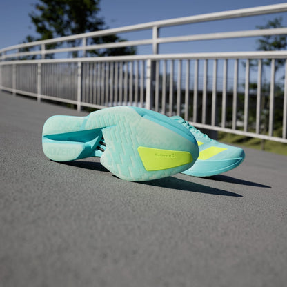 Adidas Adizero Adios Pro 4 Sneakers - Flash Aqua / Lucid Lemon / Mint Ton - view 4