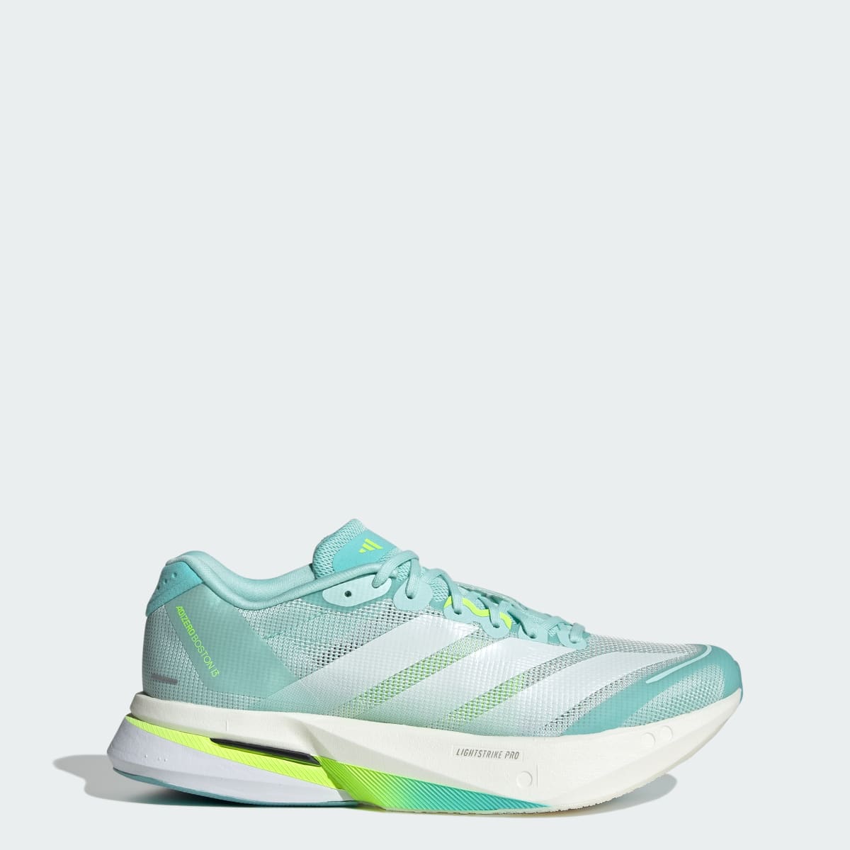 Adidas Adizero Boston 13 Sneakers - Semi Flash Aqua / Zero Metalic / Lucid Lemon - view 1