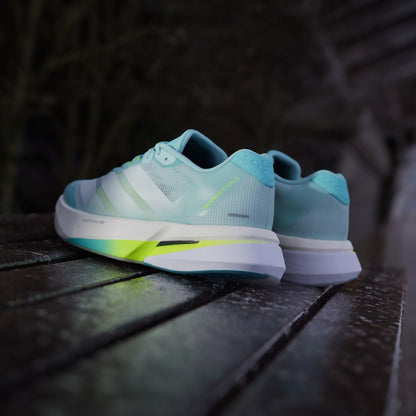 Adidas Adizero Boston 13 Sneakers - Semi Flash Aqua / Zero Metalic / Lucid Lemon - view 5
