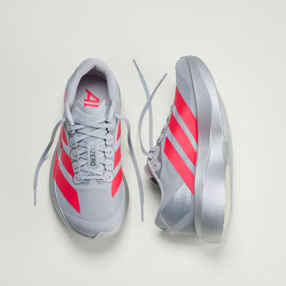 Adidas Adizero EVO SL Sneakers - Silver Metallic / Lucid Red / Iron Metallic - view 4