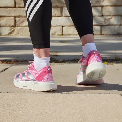 Adidas Adizero EVO SL Sneakers - Pink Fusion / Silver Metallic / Clear Pink - view 4