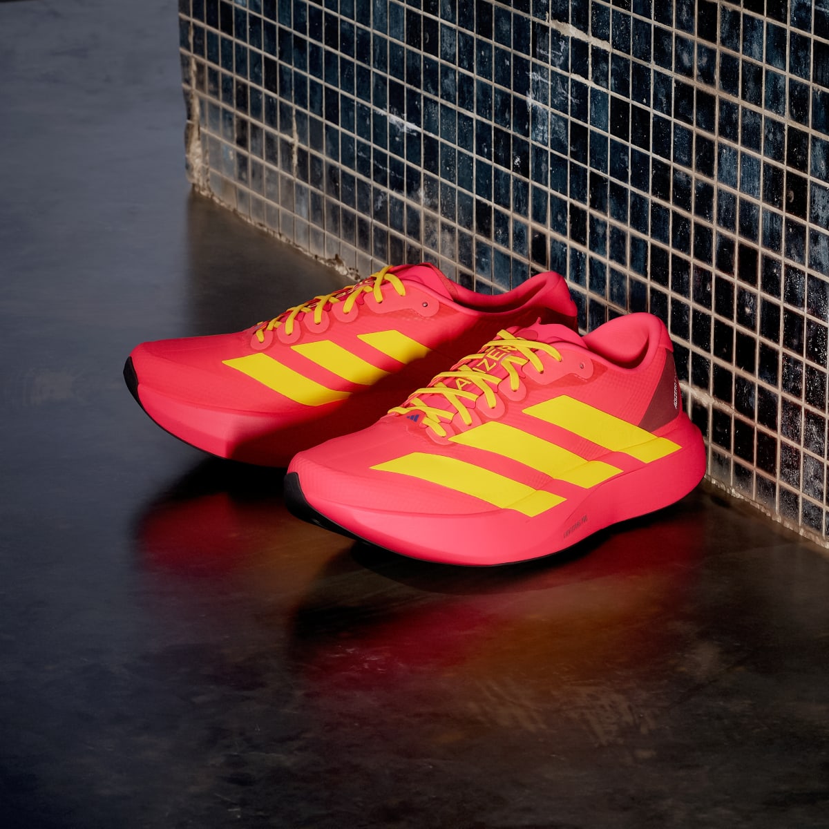 Adidas Adizero EVO SL Sneakers - Lucid Red / Bold Gold / Semi Lucid Blue - view 5
