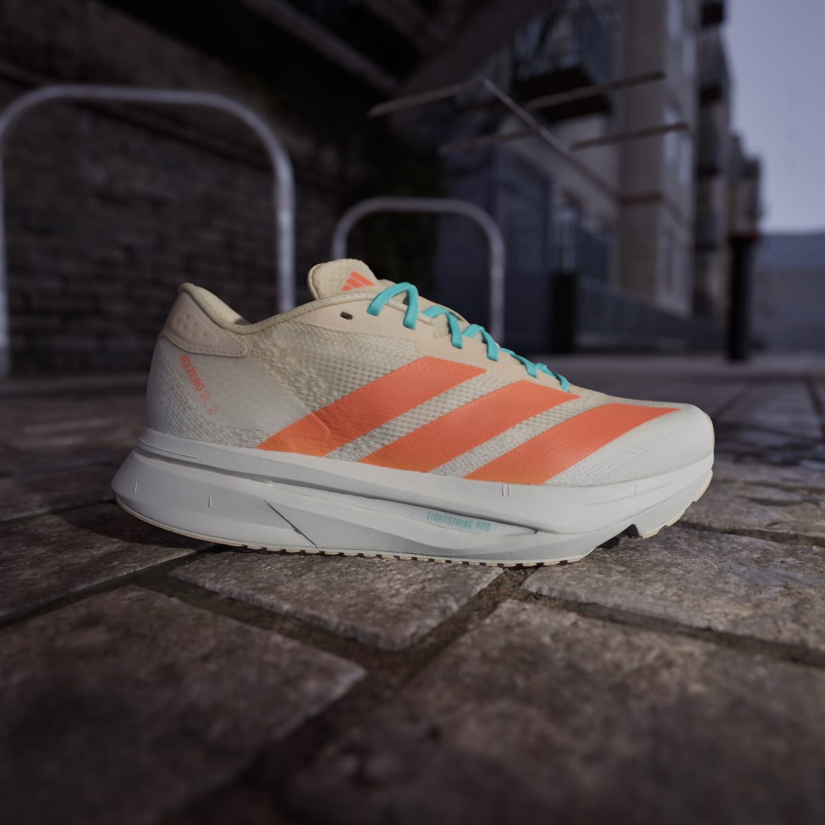 Adidas Adizero SL2 Sneakers - Crystal Sand / Semi Coral / Flash Orange - view 3
