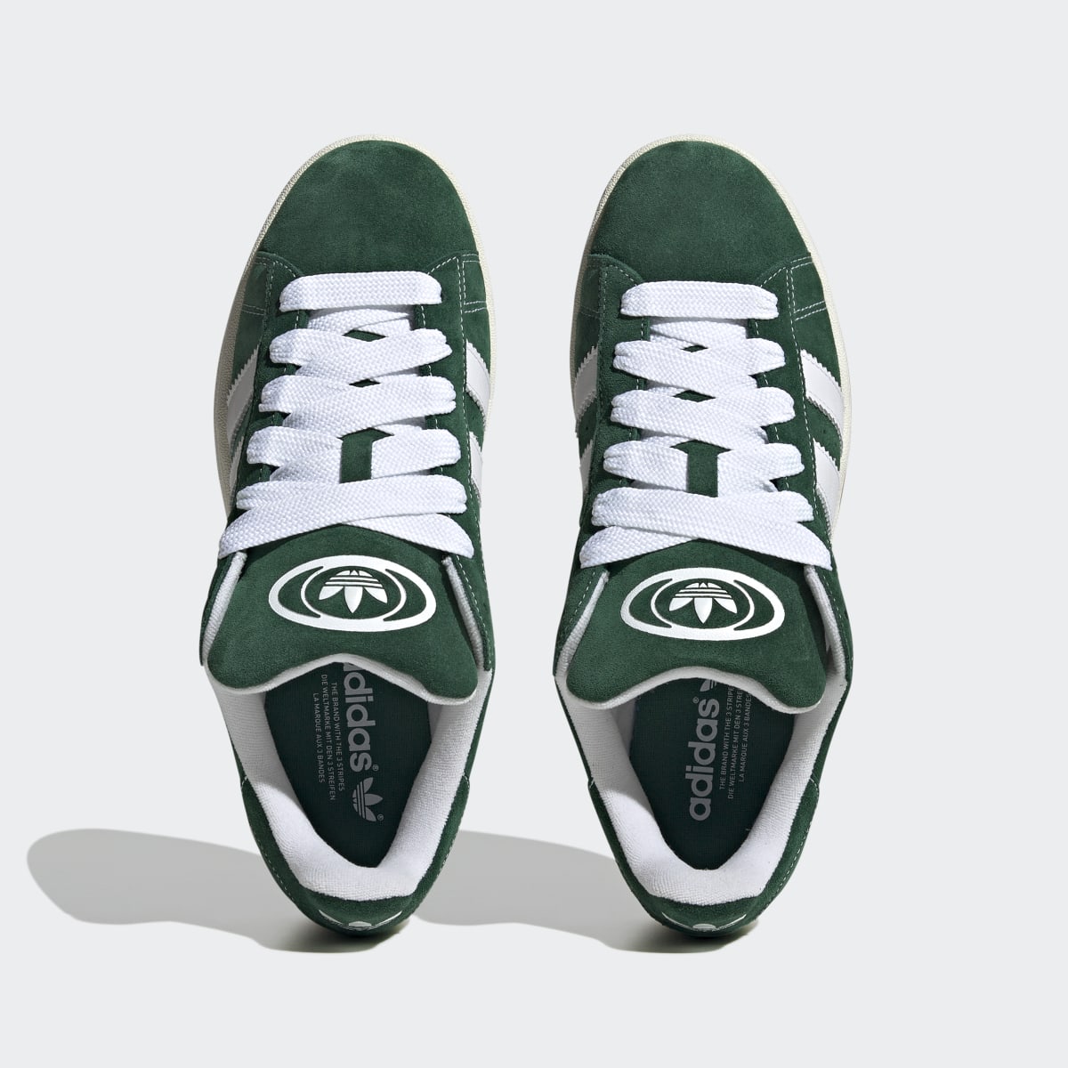 Adidas Campus 00s Sneakers - Dark Green / Cloud White / Off White - view 2