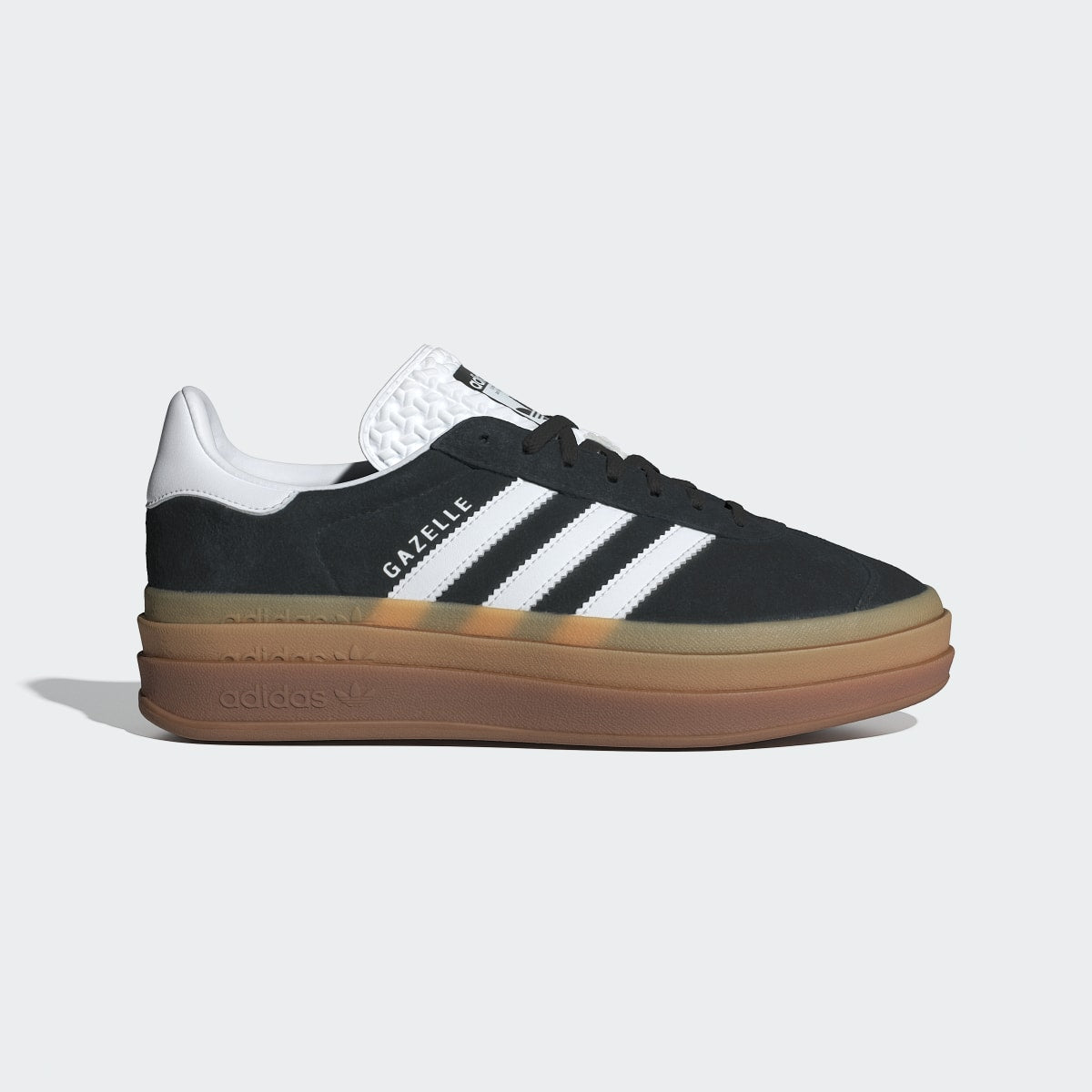 Adidas Gazelle Bold Sneakers - Core Black / Cloud White - view 1