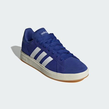 Adidas Grand Court Base 00s Sneakers - Blue / Cloud White / Gum - view 4
