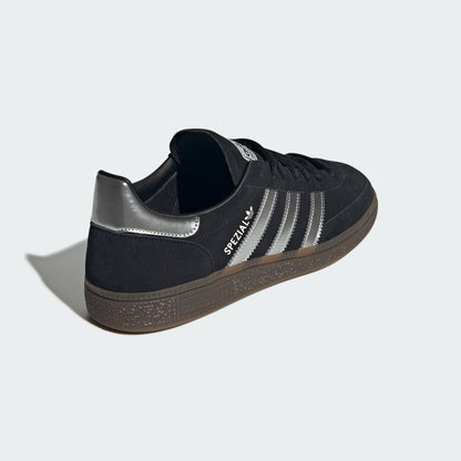 Adidas Handball Spezial Sneakers - Core Black / Silver Metallic / Gum - view 5