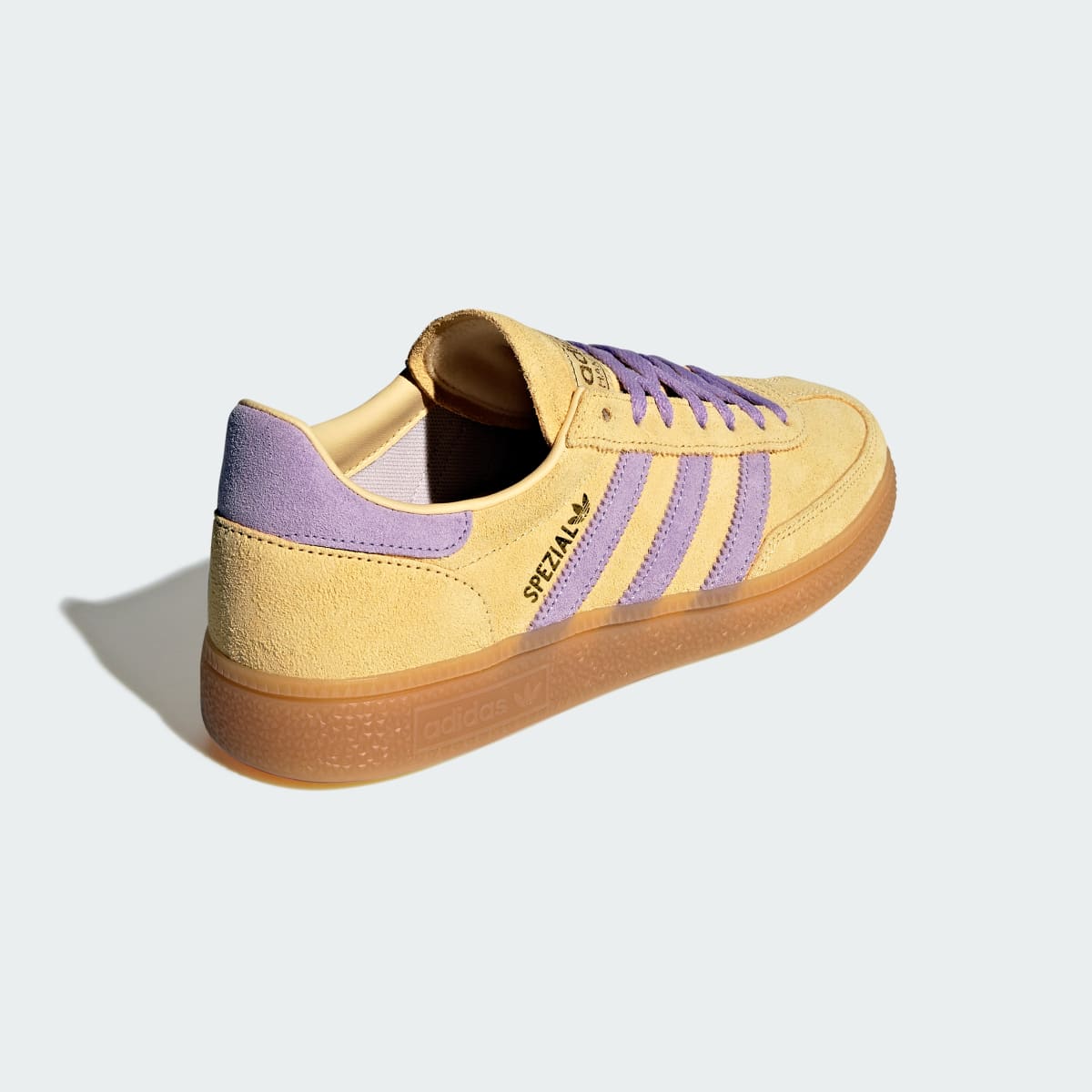 Adidas Handball Spezial Sneakers - Orange Tint / Powder Plum / Gum - view 5