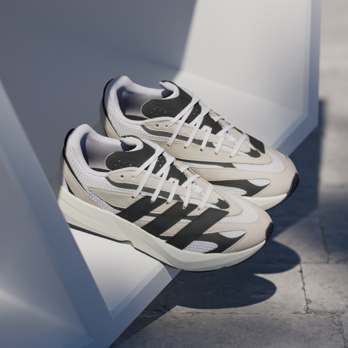 Adidas Lightblaze Sneakers - Alumina / Core Black / Cloud White - view 5