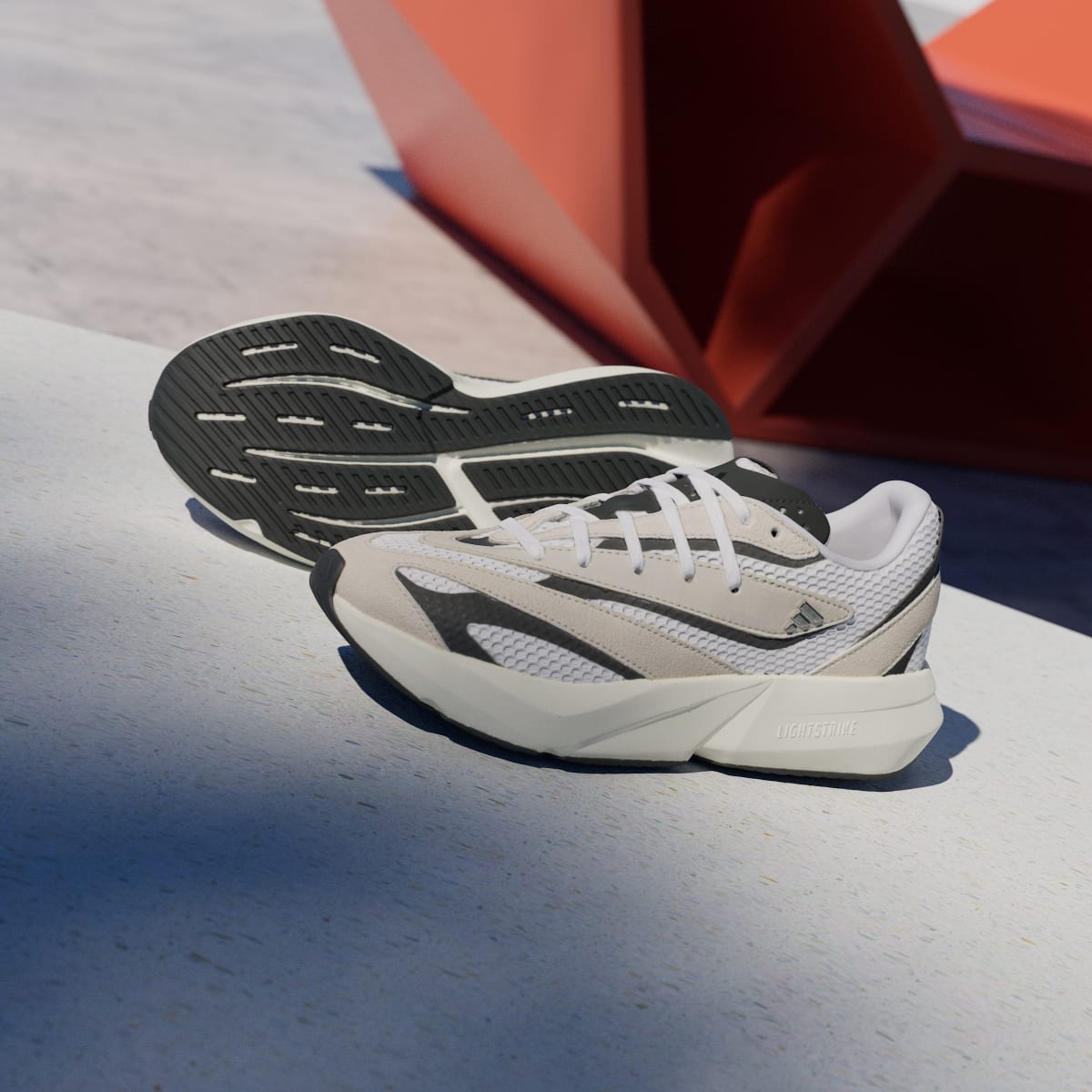 Adidas Lightblaze Sneakers - Alumina / Silver Metallic / Core Black - view 4