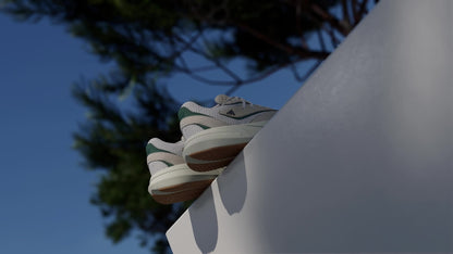 Adidas Lightblaze Sneakers - Off White / Silver Metallic / Collegiate Green - view 2