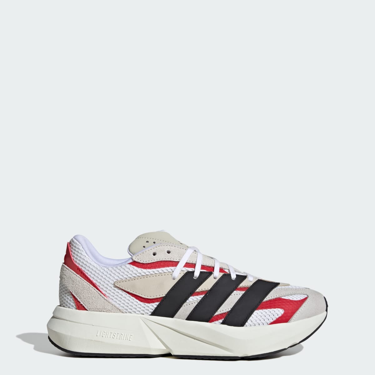 Adidas Lightblaze Sneakers - Off White / Core Black / Better Scarlet - view 1