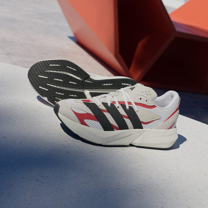 Adidas Lightblaze Sneakers - Off White / Core Black / Better Scarlet - view 4