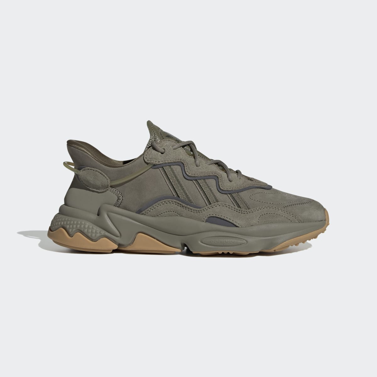 Adidas Ozweego Sports Shoes - Grey / Legend Earth / Raw Khaki - view 1