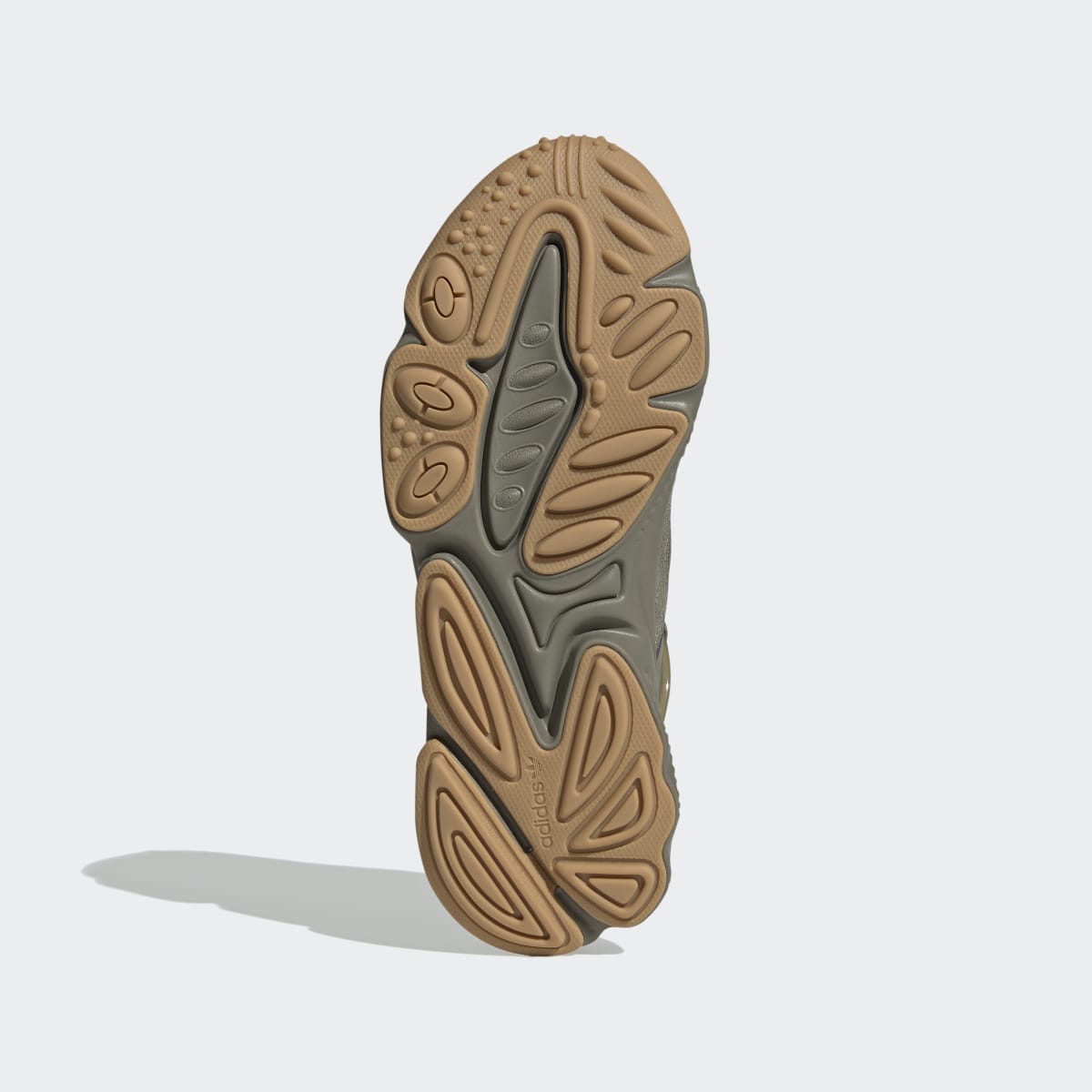 Adidas Ozweego Sports Shoes - Grey / Legend Earth / Raw Khaki - view 3