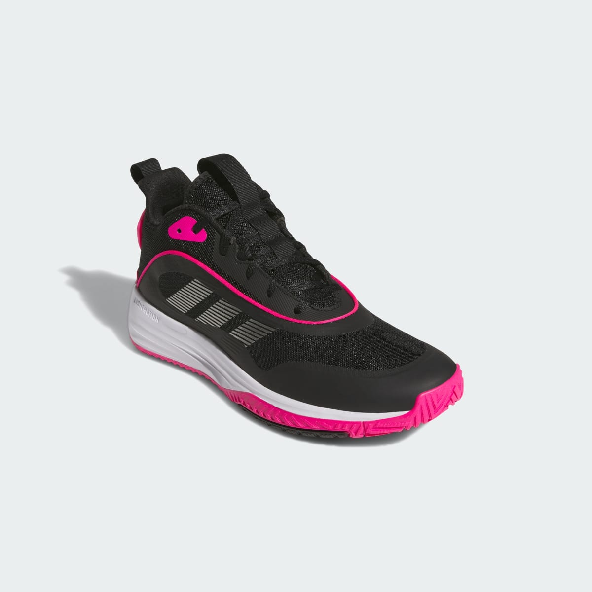 Adidas Ownthegame 3.0 Other Sports Shoes - Core Black / Iron Metallic / Shock Pink - view 4