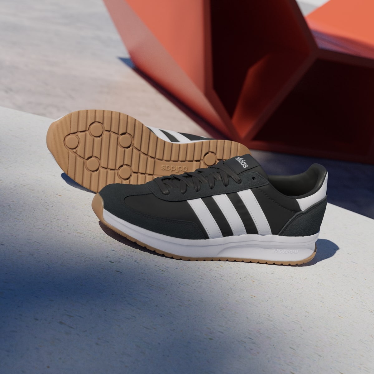 Adidas RUN 70s 2.0 Sneakers - Core Black / Cloud White - view 4