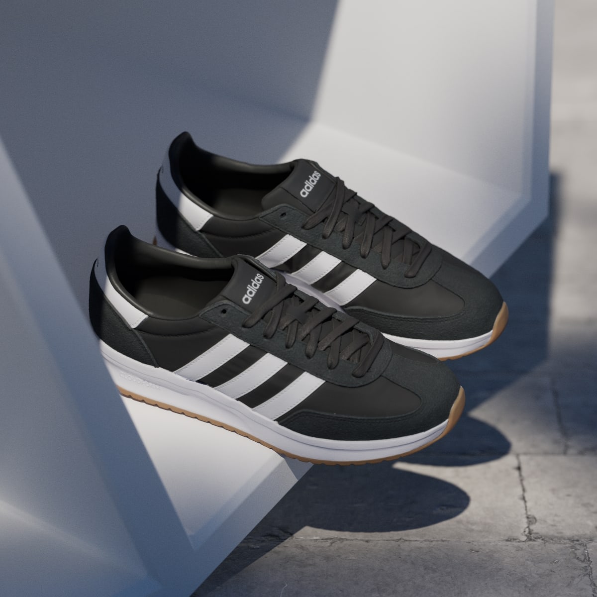 Adidas RUN 70s 2.0 Sneakers - Core Black / Cloud White - view 5