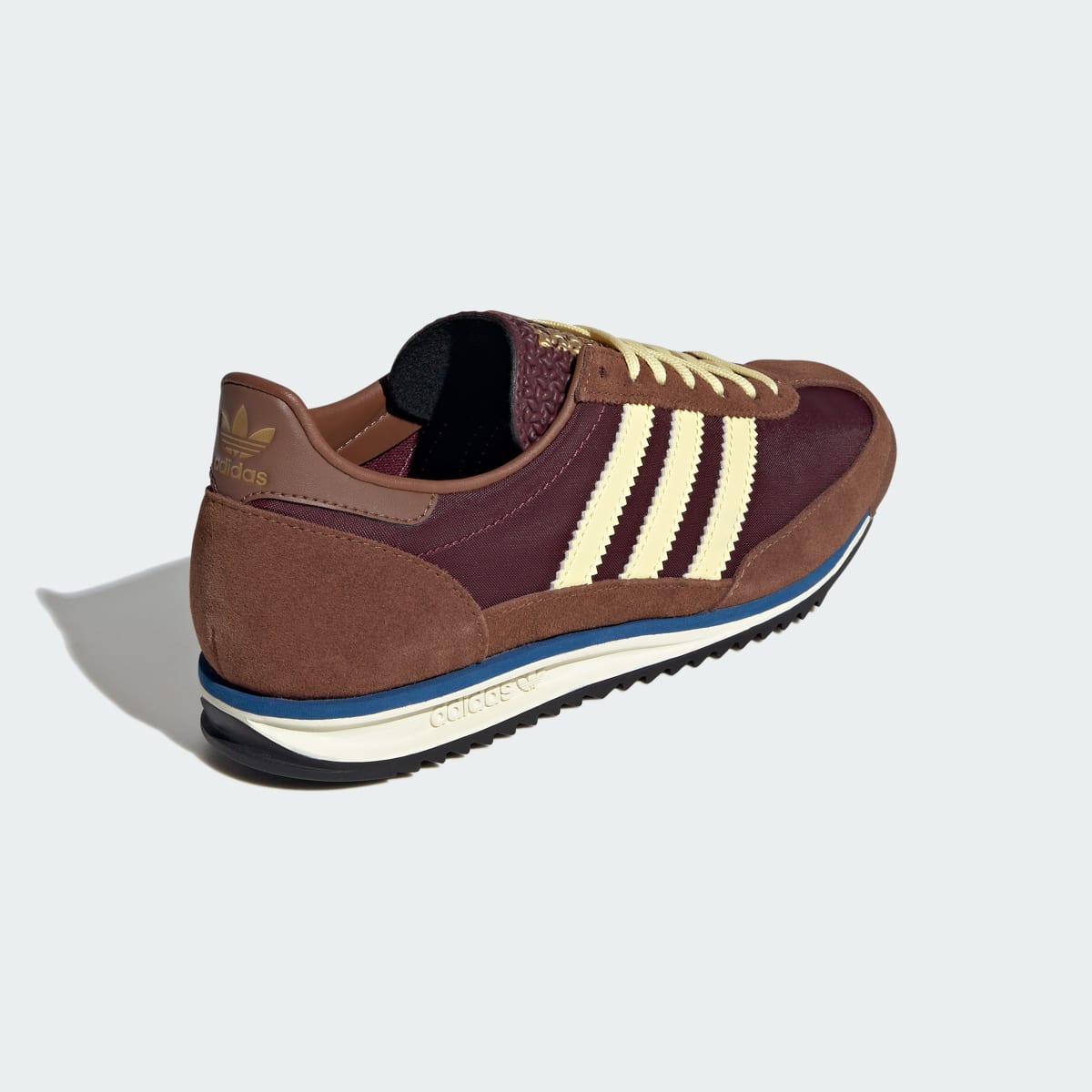 Adidas SL72 OG Sneakers - Maroon / Almost Yellow / Preloved Brown - view 5