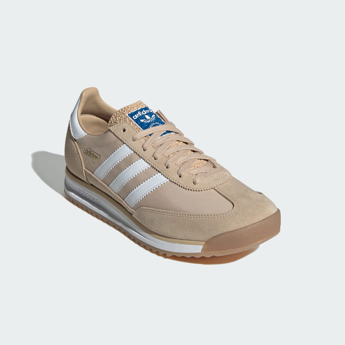 Adidas SL72 RS Sneakers - Magic Beige / Cloud White / Blue Bird - view 4