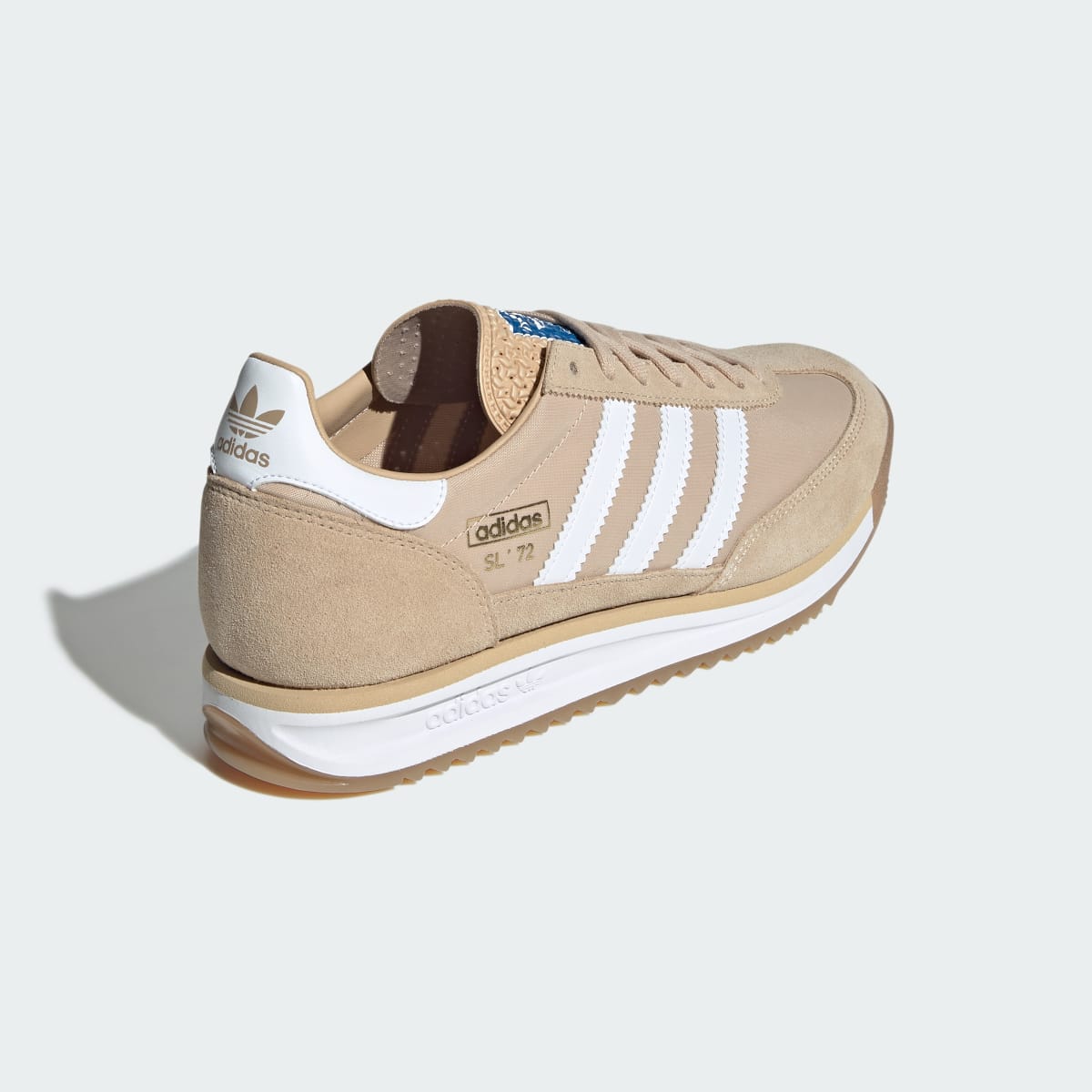 Adidas SL72 RS Sneakers - Magic Beige / Cloud White / Blue Bird - view 5