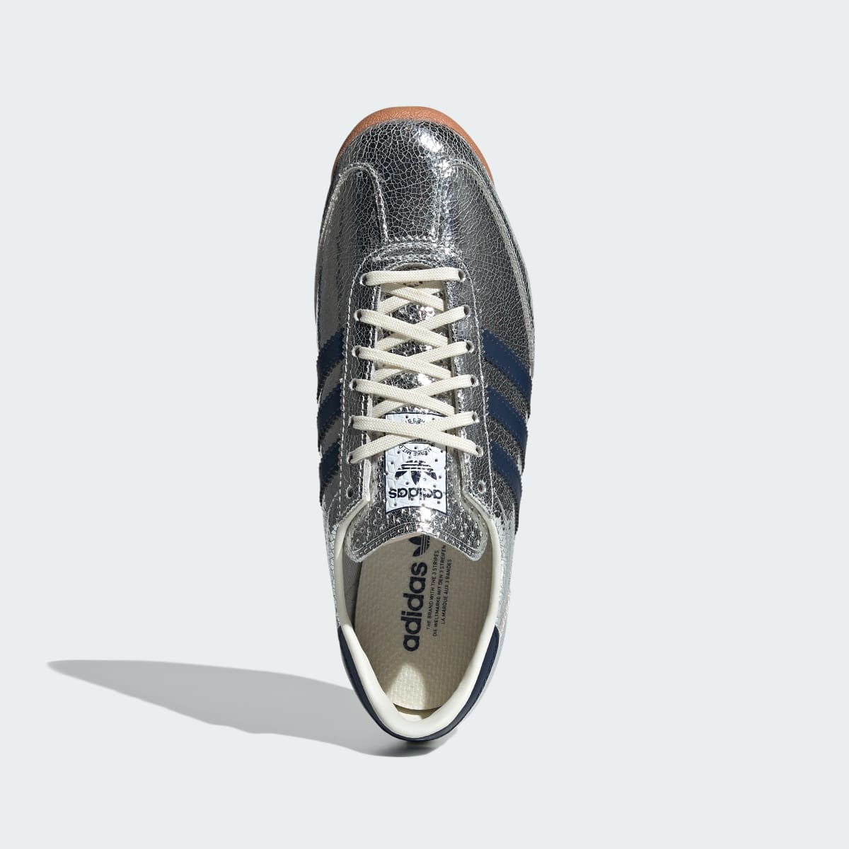 Adidas SL 72 OG Sneakers - Silver Metallic / Collegiate Navy / Off White - view 2