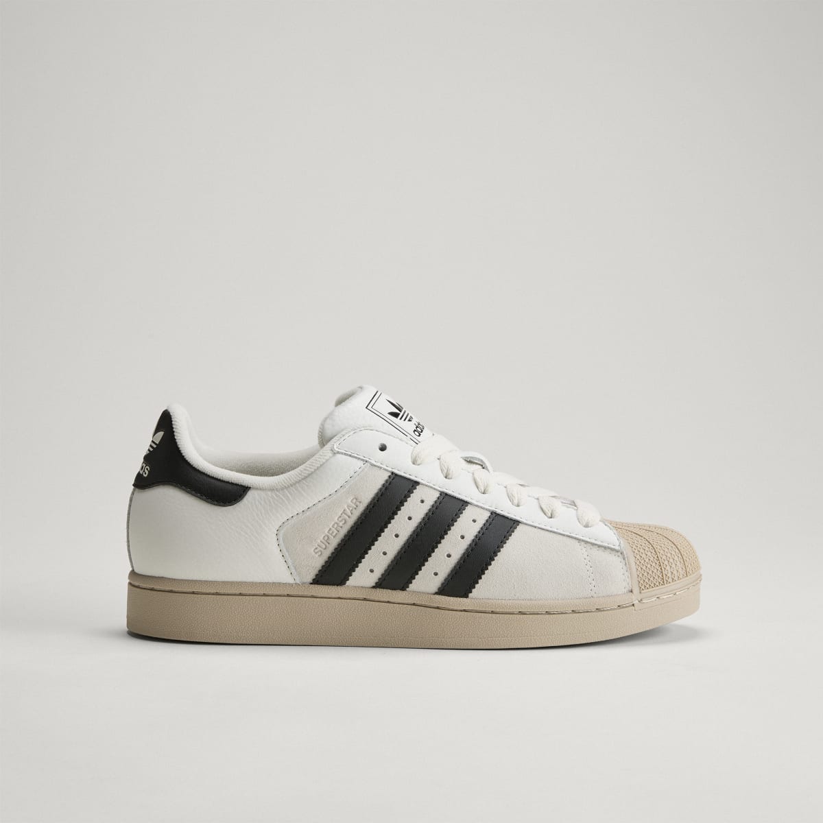 Adidas Superstar II Sneakers - Core White / Core Black / Khaki Three - view 3