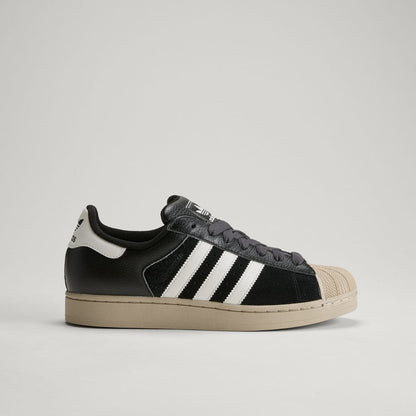 Adidas Superstar II Sneakers - Core Black / Core White / Khaki Three - view 3