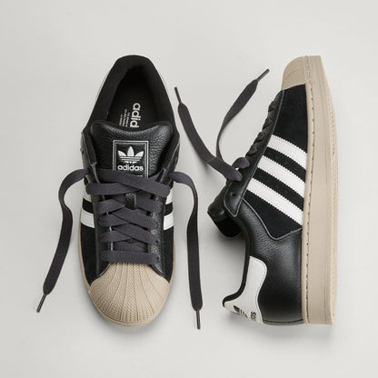 Adidas Superstar II Sneakers - Core Black / Core White / Khaki Three - view 4