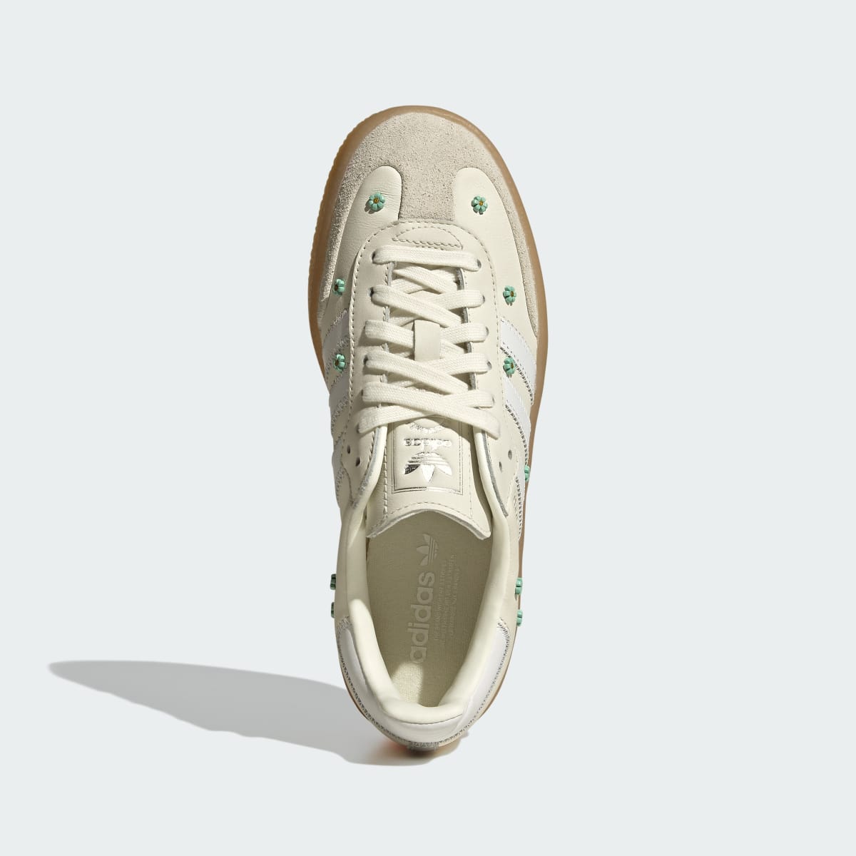 Adidas Samba Sneakers - Off White / Cloud White / Clear Mint - view 2