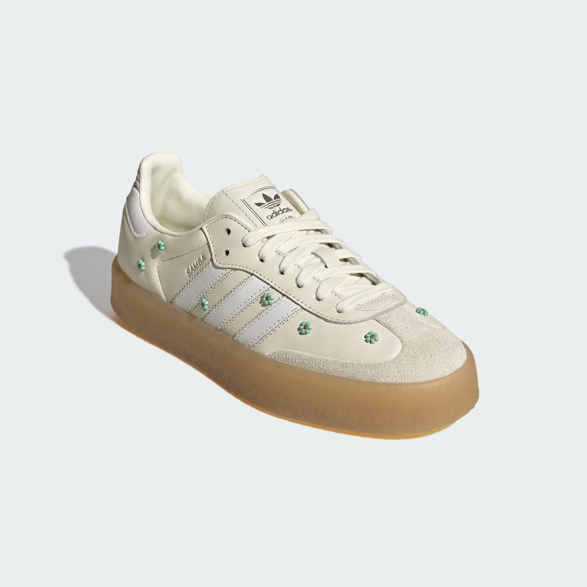 Adidas Samba Sneakers - Off White / Cloud White / Clear Mint - view 4