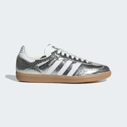 Adidas Samba OG Sneakers - Silver Metallic / Cloud White / Core White - view 1