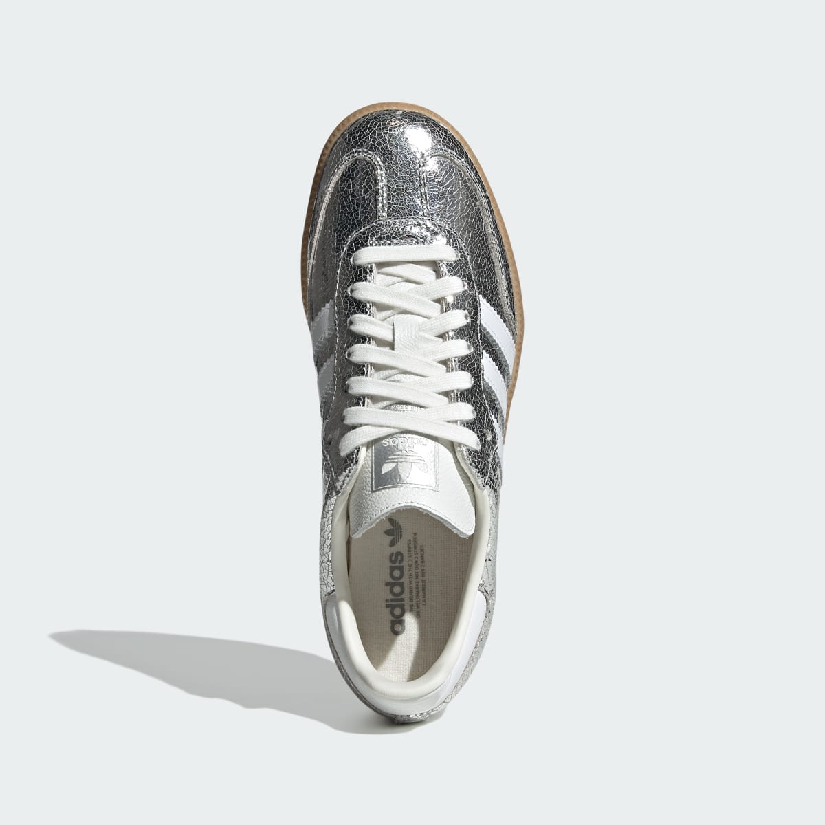 Adidas Samba OG Sneakers - Silver Metallic / Cloud White / Core White - view 2