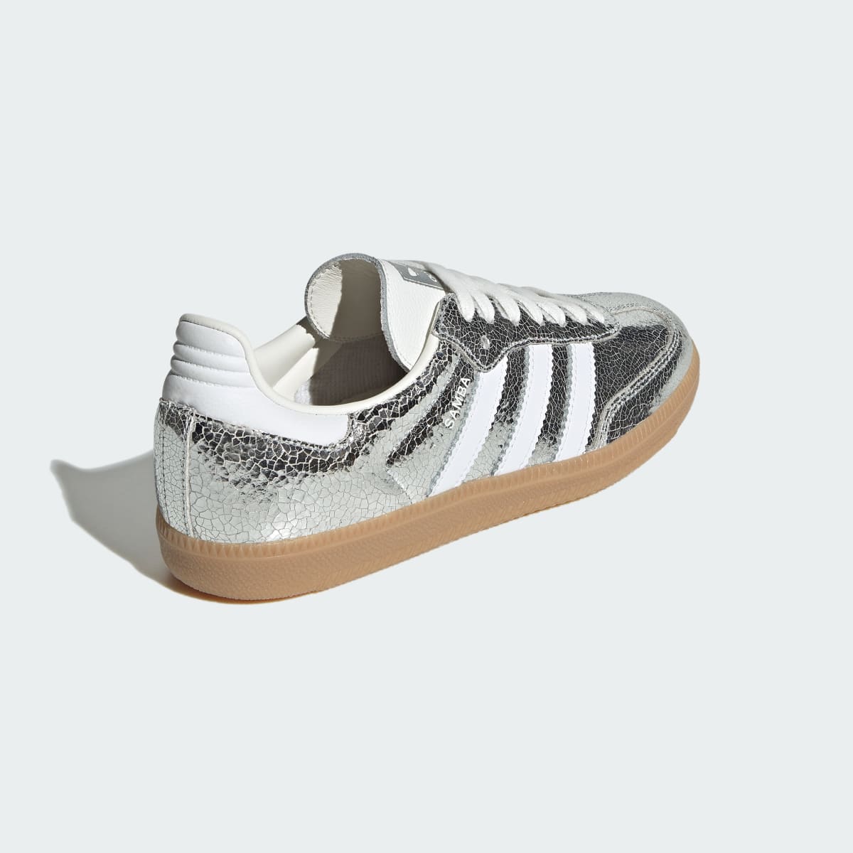 Adidas Samba OG Sneakers - Silver Metallic / Cloud White / Core White - view 5