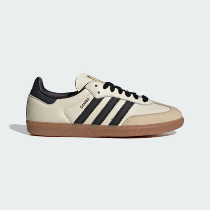 Adidas Samba OG Sneakers - Cream White / Core Black / Sand Strata - view 1