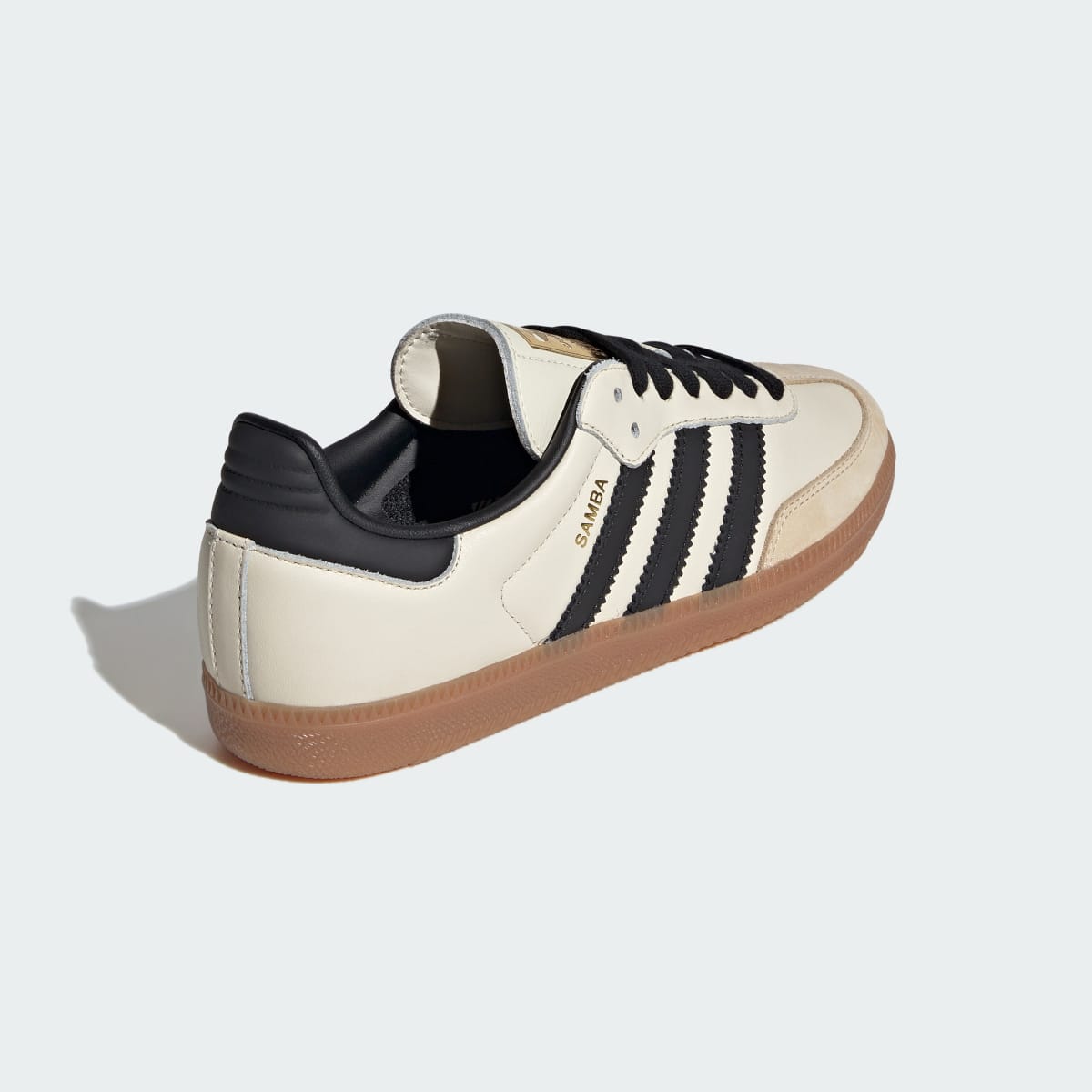 Adidas Samba OG Sneakers - Cream White / Core Black / Sand Strata - view 5