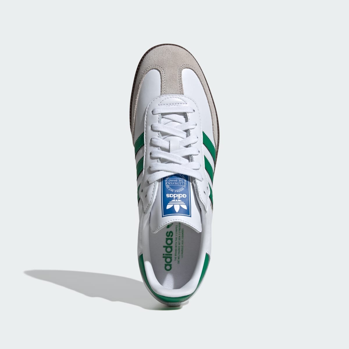 Adidas Samba OG Sneakers - White / Green / Gum 5 - view 2